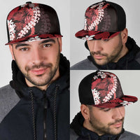 Ulaula Aloha Hawaii Lei Mesh Trucker Cap Tropical Flowers Elegant Vibe LT14 - Polynesian Pride