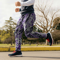 Vareau Tahiti Tiare Monstera Jogger Pants Polynesian Pattern Curve Style LT01 - Polynesian Pride