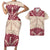 Polynesian Pride Matching Clothes For Couples Polynesian Tribal Red Style Bodycon Dress And Hawaii Shirt - Polynesian Pride