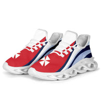 Wallis And Futuna Clunky Sneakers Flag-Inspired Curve Style LT05 - Polynesian Pride