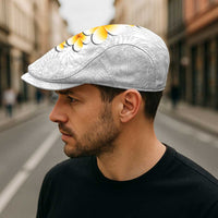 White Tropical Plumeria With Galaxy Polynesian Art Jeff Hat LT14 - Polynesian Pride