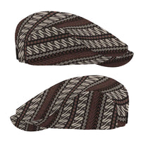 Yogyakarta Parang Batik Motifs Jeff Hat Indonesian Traditional Pattern LT01 - Polynesian Pride