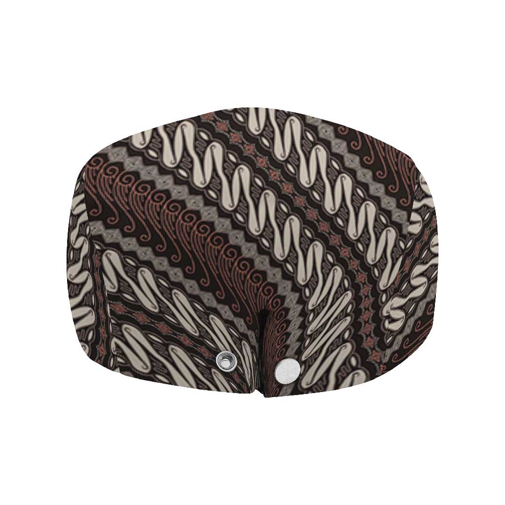 Yogyakarta Parang Batik Motifs Jeff Hat Indonesian Traditional Pattern LT01 - Polynesian Pride