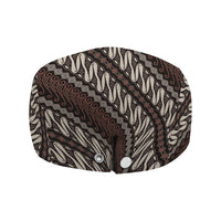 Yogyakarta Parang Batik Motifs Jeff Hat Indonesian Traditional Pattern LT01 - Polynesian Pride