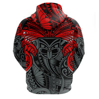 New Zealand Maori Hoodie - Warriors Rugby Pullover Hoodie - Polynesian Pride