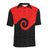 Maori Black and Red Polo T Shirt - Polynesian Pride