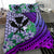 Kanaka Maoli (Hawaiian) - Bedding Set Lauhala Polynesian Hibiscus Purple - Polynesian Pride