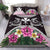 Kanaka Maoli Hawaii Bedding Set, Polynesian Turtle Tropical Hibiscus Black - Polynesian Pride