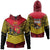 Papua New Guinea Hoodie Tapa Lauhala Rugby Scrum Style Unisex Yellow - Polynesian Pride