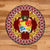 Tonga Royal Style Round Carpet Round Carpet Red - Polynesian Pride