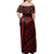 Tonga Polynesian Style Off Shoulder Long Dress - Polynesian Pride