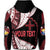 Custom Tonga Hoodie Emancipation Day Kupesi Pattern No.1 Black LT9 - Polynesian Pride