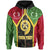 Polynesian Vanuatu Custom Zip up Hoodie Vanuatu Flag and Coat of Arms Unisex Reggae - Polynesian Pride