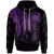 Samoa Custom Hoodie Polynesian Wings (Purple) Unisex Purple - Polynesian Pride