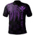 Hawaii Custom Polo Shirt Kanaka Maoli with Polynesian Wings (Purple) Unisex Purple - Polynesian Pride