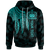 Samoa Custom Hoodie Polynesian Wings (Turquoise) Unisex Turquoise - Polynesian Pride