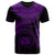 Polynesian Hawaii CustomT Shirt Hawaiian Waves (Purple) Unisex Purple - Polynesian Pride