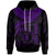 Niue Polynesian Custom Hoodie Niue Waves (Purple) Unisex Purple - Polynesian Pride