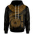 American Samoa Polynesian Custom Hoodie American Samoan Waves (Golden) Unisex Golden - Polynesian Pride