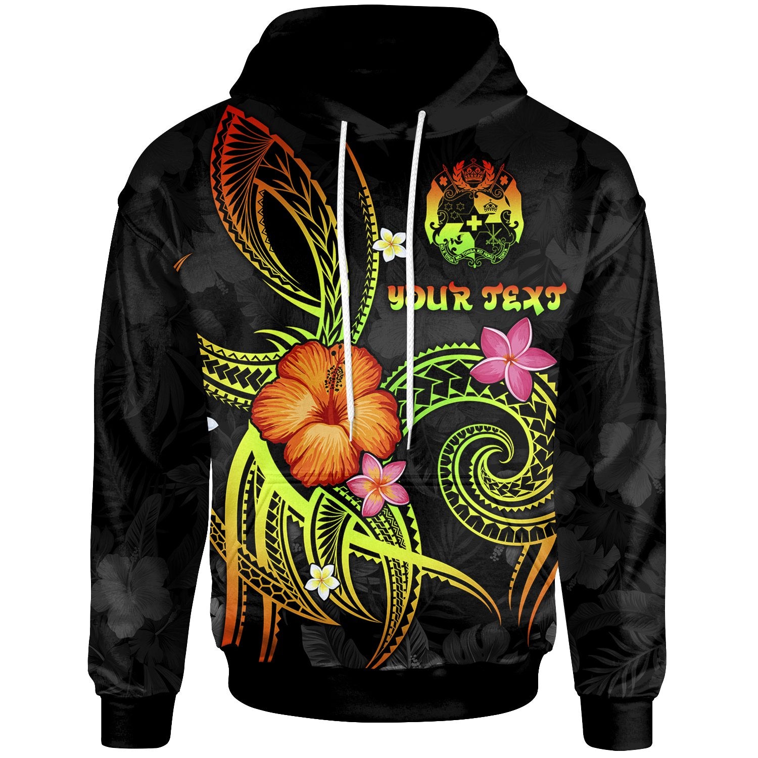 Tonga Polynesian Custom Hoodie Legend of Tonga (Raggae) Unisex Raggae - Polynesian Pride