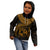 Tonga Polynesian Custom Hoodie Tonga Waves (Golden) - Polynesian Pride