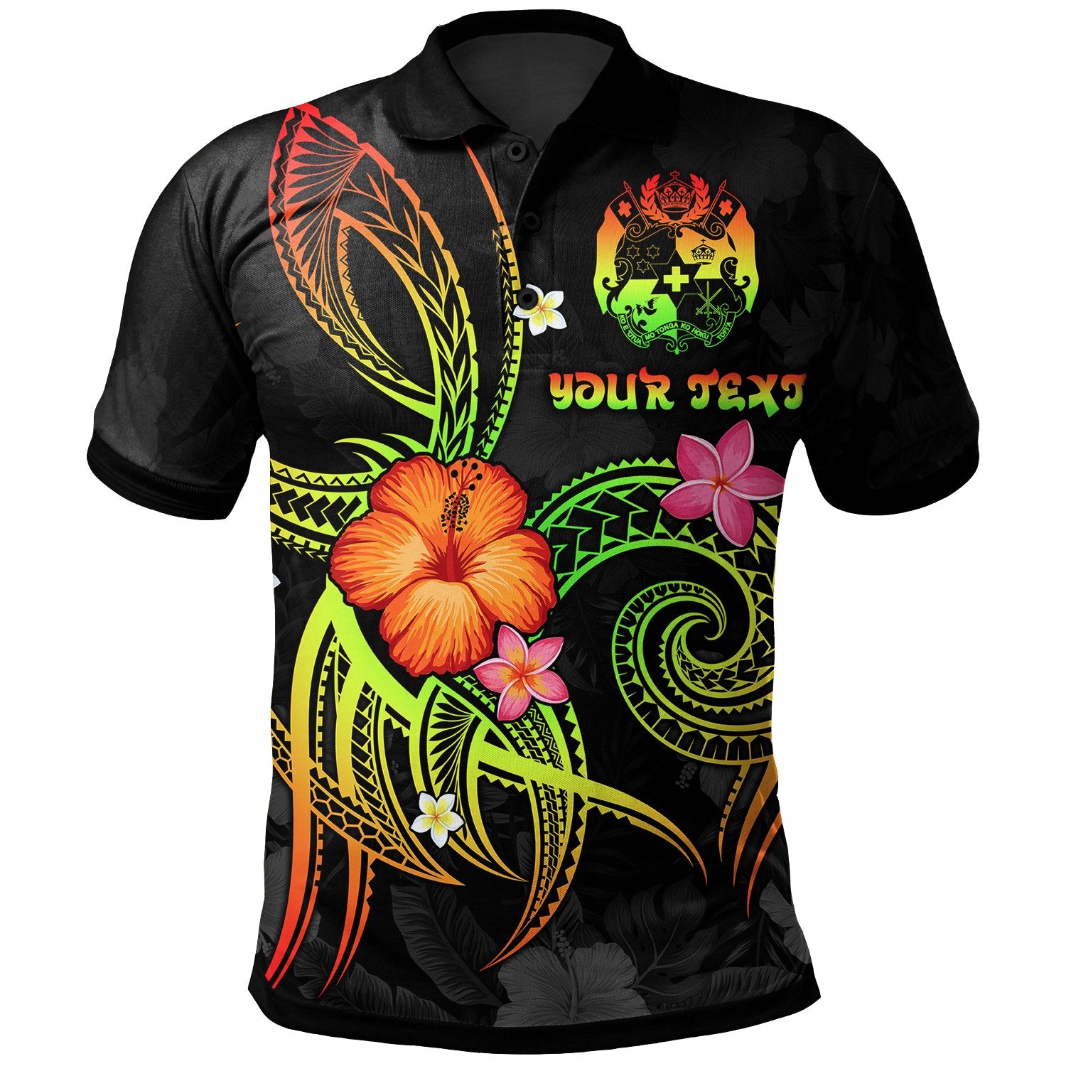 Tonga Polynesian Custom Polo Shirt Legend of Tonga (Reggae) Unisex Reggae - Polynesian Pride