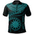 Nauru Polynesian Custom Polo Shirt Nauru Waves (Turquoise) Unisex Turquoise - Polynesian Pride