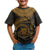 Tuvalu Polynesian Custom T Shirt Tuvaluan Waves (Golden) - Polynesian Pride