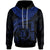 Niue Polynesian Custom Hoodie Niue Waves (Blue) Unisex Blue - Polynesian Pride