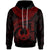 Pohnpei Polynesian Custom Hoodie Pohnpei Waves (Red) Unisex Red - Polynesian Pride