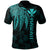 Polynesian Hawaii Kanaka Maoli Polo Shirt Polynesian Wings (Turquoise) Unisex Turquoise - Polynesian Pride