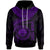 Federated States of Micronesia Polynesian Custom Hoodie FSM Waves (Purple) Unisex Purple - Polynesian Pride