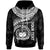 Polynesian Samoa Custom Hoodie Samoan Waves (White) Unisex White - Polynesian Pride