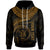 Niue Polynesian Custom Hoodie Niue Waves (Golden) Unisex Golden - Polynesian Pride