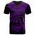 Guam Polynesian Custom T Shirt Guam Waves (Purple) Unisex Purple - Polynesian Pride