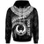 Pohnpei Polynesian Custom Hoodie Pohnpei Waves (White) Unisex White - Polynesian Pride