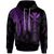 Polynesian Hawaii Kanaka Maoli Custom Hoodie Polynesian Wings (Purple) Unisex Purple - Polynesian Pride