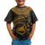 Tokelau Polynesian Custom T Shirt Tokelau Waves (Golden) - Polynesian Pride