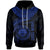 Federated States of Micronesia Polynesian Custom Hoodie FSM Waves (Blue) Unisex Blue - Polynesian Pride