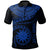 Nauru Polynesian Custom Polo Shirt Nauru Waves (Blue) Unisex Blue - Polynesian Pride