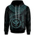 Polynesian Hawaii Kanaka Maoli Custom Hoodie Hawaiian Waves (Turquoise) Unisex Turquoise - Polynesian Pride