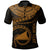 Tokelau Polynesian Custom Polo Shirt Tokelau Waves (Golden) Unisex Golden - Polynesian Pride