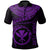 Polynesian Hawaii Custom Polo Shirt Kanaka Maoli with Hawaiian Waves (Purple) Unisex Purple - Polynesian Pride