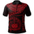 Polynesian Samoa Custom Polo Shirt Samoan Waves (Red) Unisex Red - Polynesian Pride