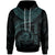 Tuvalu Polynesian Custom Hoodie Tuvalu Waves (Turquoise) Unisex Turquoise - Polynesian Pride