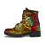 Tuvalu Polynesian Leather Boots - Hibiscus Vintage - Polynesian Pride