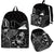 Tokelau Polynesian Backpack Turtle Hibiscus Black Black - Polynesian Pride