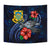 Tuvalu Polynesian Tapestry - Blue Turtle Hibiscus - Polynesian Pride