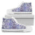 Polynesian High Top Shoe Violet Mens High Top White - Polynesian Pride