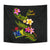 Cook Islands Polynesian Tapestry - Plumeria Tribal - Polynesian Pride